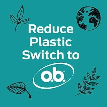 o.b. Pro Comfort Applicator Free Digital Tampons, Regular Absorbancy, 40 Count (Pack of 1)