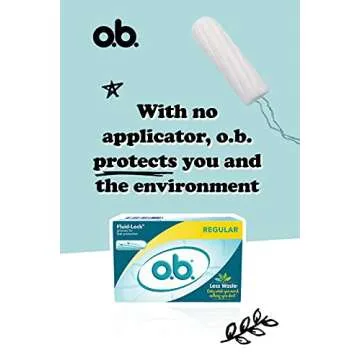 o.b. Pro Comfort Applicator Free Digital Tampons, Regular Absorbancy, 40 Count (Pack of 1)