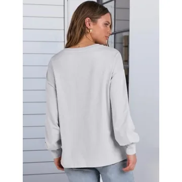 ANRABESS Women's Oversized Long Sleeve Tee Fall 2024 Trendy