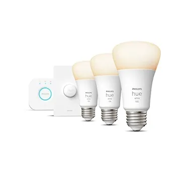 Philips Hue Smart Light Starter Kit with App Control