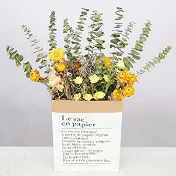 12 Stems Dried Eucalyptus Branches Greenery Stems,17 inch 100% Real Natural Live Eucalyptus Leaves Plant Greenery Decor for Shower Aromatherapy Flower Arrangements Wedding Home