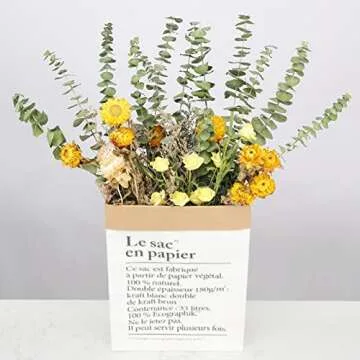 12 Stems Dried Eucalyptus Branches Greenery Stems,17 inch 100% Real Natural Live Eucalyptus Leaves Plant Greenery Decor for Shower Aromatherapy Flower Arrangements Wedding Home