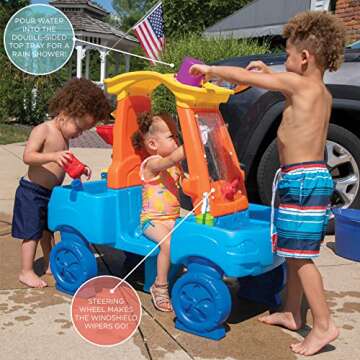Step2 Car Wash Splash Center - Kids Water Playset