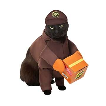 UPS Dog Costume X-Small Brown
