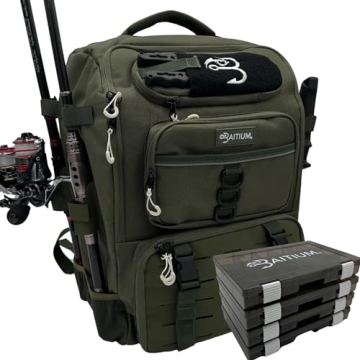 Baitium 40L Fishing Backpack: Ultimate Angler's Companion with Rod Holders & Cooler