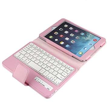 Stylish eoso iPad Mini Case with Removable Keyboard