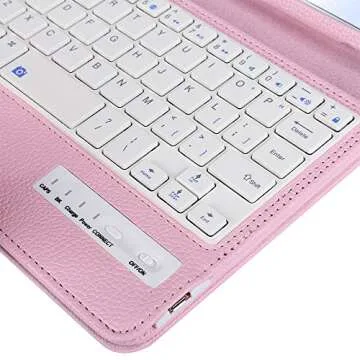 Stylish eoso iPad Mini Case with Removable Keyboard