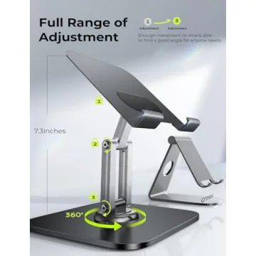 Adjustable iPad Stand Holder for Desk Use