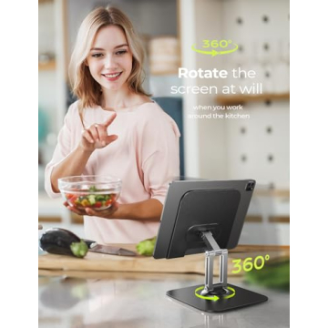 Adjustable iPad Stand Holder for Desk Use