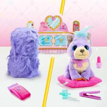 Scruff-a-Luvs Cutie Cuts Plush Purple Puppy