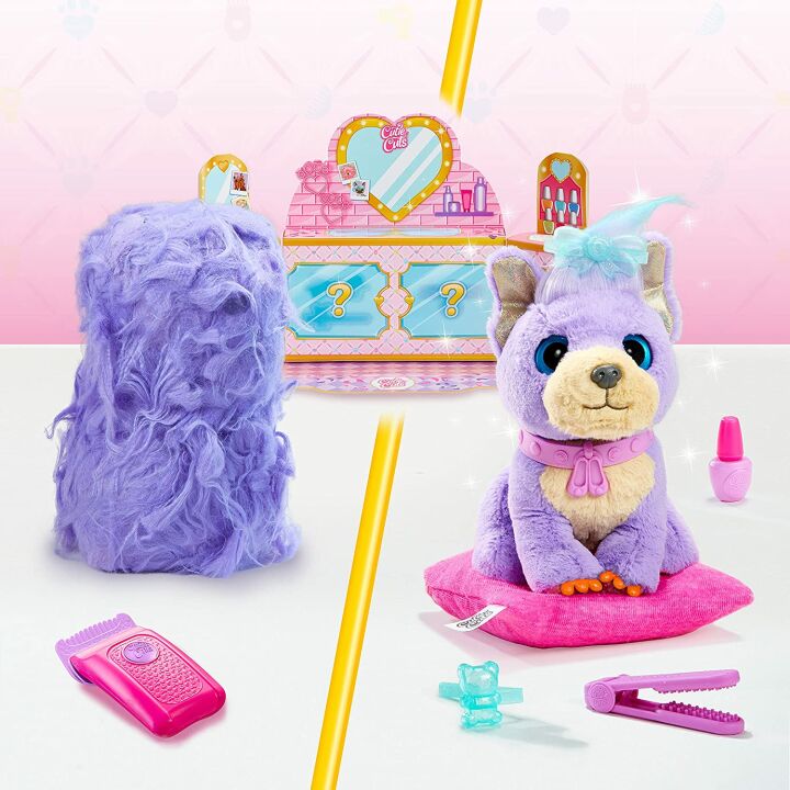 Scruff-a-Luvs Cutie Cuts Plush Purple Puppy