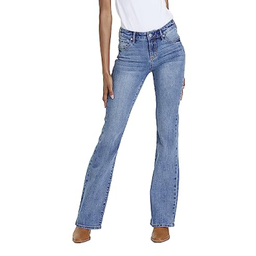 DEAR JOHN Jaxtyn Mid Rise Bootcut Jeans - Flattering Fit & Comfort for Women