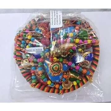 Rastogi Handicrafts Handmade Crafted Home Decoration Hanging Birds,Elephant,Heart Shape Door Ornaments Shandler (Heart Ring)