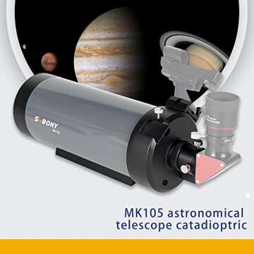 SVBONY MK105 Telescope for Planetary Observation and Photography