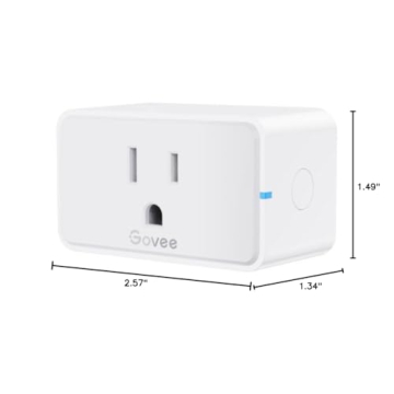 Govee Smart Plug 15A WiFi Bluetooth, Alexa Ready 4 Pack