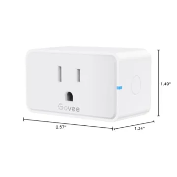 Govee Smart Plug 15A WiFi Bluetooth, Alexa Ready 4 Pack