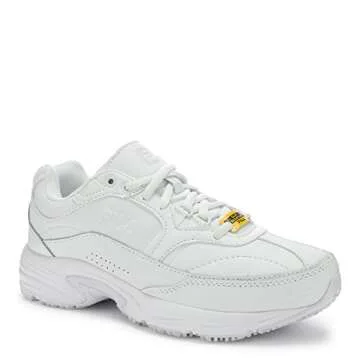 Fila Women’s Memory Workshift Training Shoe – White, Comfortable Design for Work and Play, Size ...