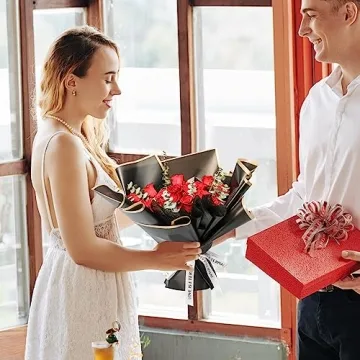 NESCCI Waterproof Flower Wrapping Paper for Special Events