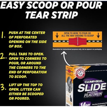 Arm & Hammer SLIDE Platinum Litter for Complete Odor Control