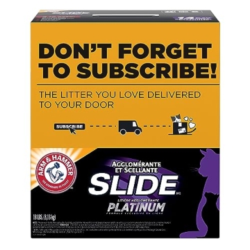Arm & Hammer SLIDE Platinum Litter for Complete Odor Control