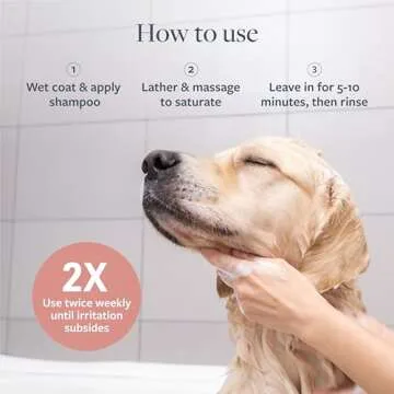 Veterinary Formula Clinical Care Hot Spot & Itch Relief Medicated Shampoo for Dogs and Cats 16oz – Helps Alleviate Sensitive Skin, Scratching, and Licking of Coat