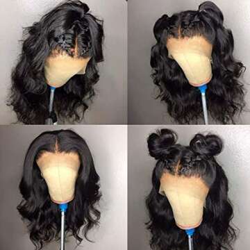 BLY Body Wave Lace Front Wig - 24 Inch Human Hair