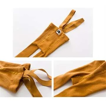 Beide Baby Girls Cotton Solid High Waist Leggings for Comfort