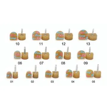 Medigy 13 Pairs Heel Tips Taps Kit High Heel Shoes Repair Caps Shoes Replacement Dowels, U-Shaped, Khaki