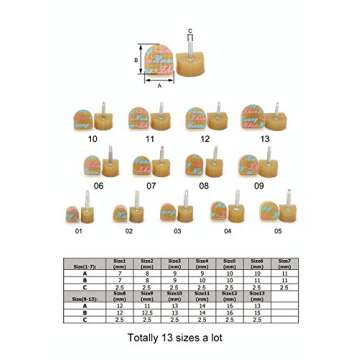 Medigy 13 Pairs Heel Tips Taps Kit High Heel Shoes Repair Caps Shoes Replacement Dowels, U-Shaped, Khaki