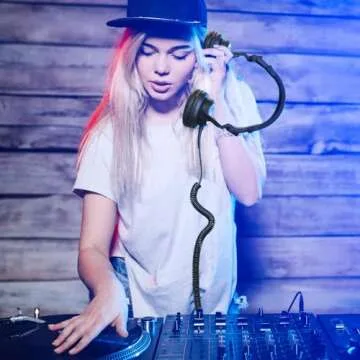 MAONO 50MM Drivers Over Ear Studio Headphones, AU-MH501 Stereo Monitor Closed Back Headphones, Lightweight Foldable Design for Smartphone, Computer, Podcast, Mixer, Music, DJ