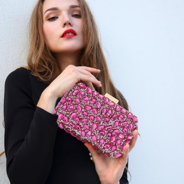 Gorgeous Milisente Crystal Clutch Purse for Elegant Events