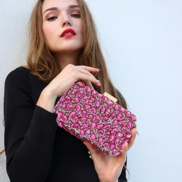 Gorgeous Milisente Crystal Clutch Purse for Elegant Events