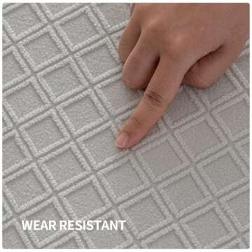 QIANMEW Sofa Covers Washable,Stretch Comfort Couch Cushion Covers L Shape Sectional Sofa Slipcovers Furniture Protectors Pet Friendly(3 Seaters Cushion,Light Gray)