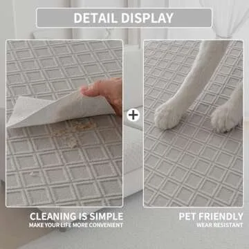 QIANMEW Sofa Covers Washable,Stretch Comfort Couch Cushion Covers L Shape Sectional Sofa Slipcovers Furniture Protectors Pet Friendly(3 Seaters Cushion,Light Gray)