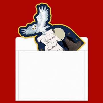 Wizard Castle Birthday Invitations & Envelopes Value Pack