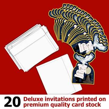 Wizard Castle Birthday Invitations & Envelopes Value Pack