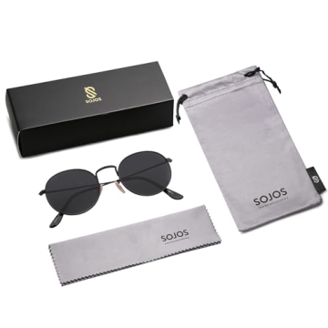 SOJOS Polarized Sunglasses UV400 Lightweight Vintage Style