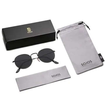 SOJOS Polarized Sunglasses UV400 Lightweight Vintage Style