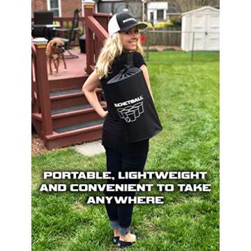 BucketBall | Original, Largest & Most Durable Brand | Supports USA Jobs | Ultimate Outdoor & Tailgate Game | Perfect for Beach, Pool, Lawn, Yard, Camping