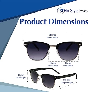 Stylish In Style Eyes Bifocal Reading Sunglasses for Outdoors