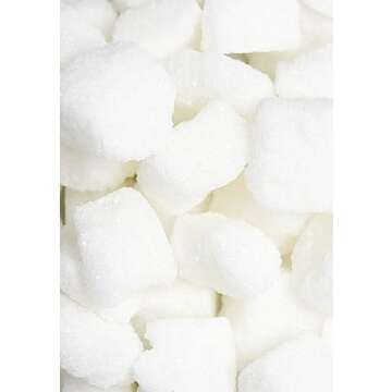India Tree Rough Cut Mauritius White Sugar Cubes, 1.1 Pound Jar, Unrefined Sugar Cube, Kosher, Non GMO