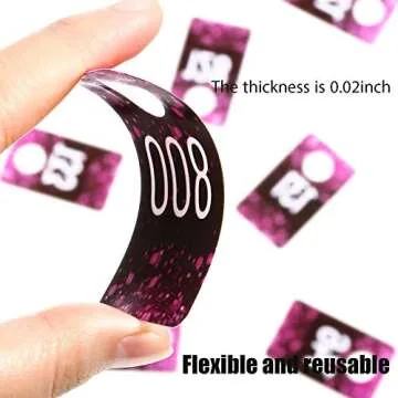 Jetec 100 Live Plastic Number Tags for Streamers