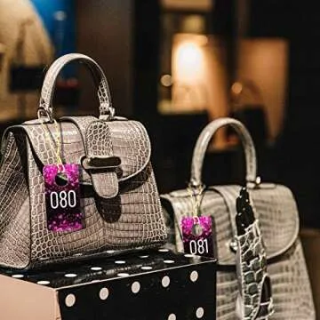 Jetec 100 Live Plastic Number Tags for Streamers