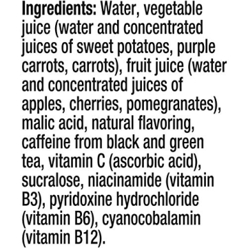 V8 +Energy Black Cherry Juice Energy Drink – 24 Pack