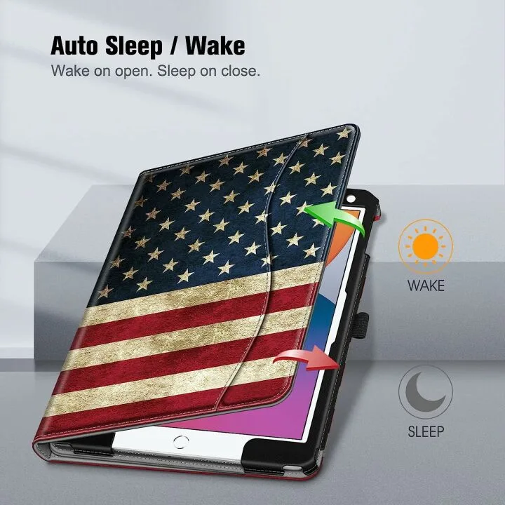 Fintie iPad Case 9th/8th/7th Gen with US Flag Design