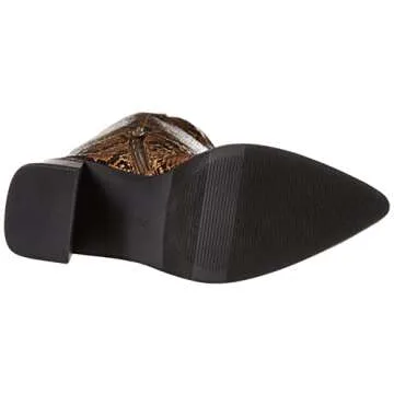 Stylish Knee-High Boots by The Drop - Coffee Bean Snake