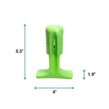 Bristly Brushing Stick for Medium Dogs - Vet Approved Chew Toy