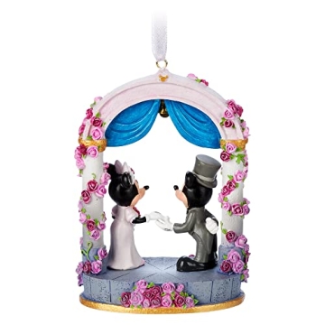 Mickey and Minnie Mouse Wedding Ornament for Disney Lovers