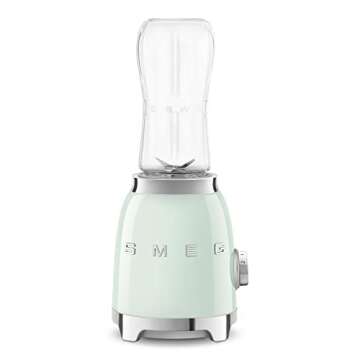 Stylish SMEG Personal Blender with BPA-free Bottles