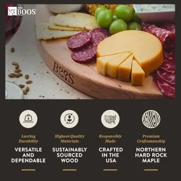 John Boos R-Board Large Wood Cutting Board - Reversible